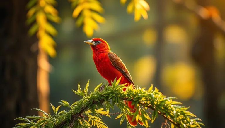 red bird