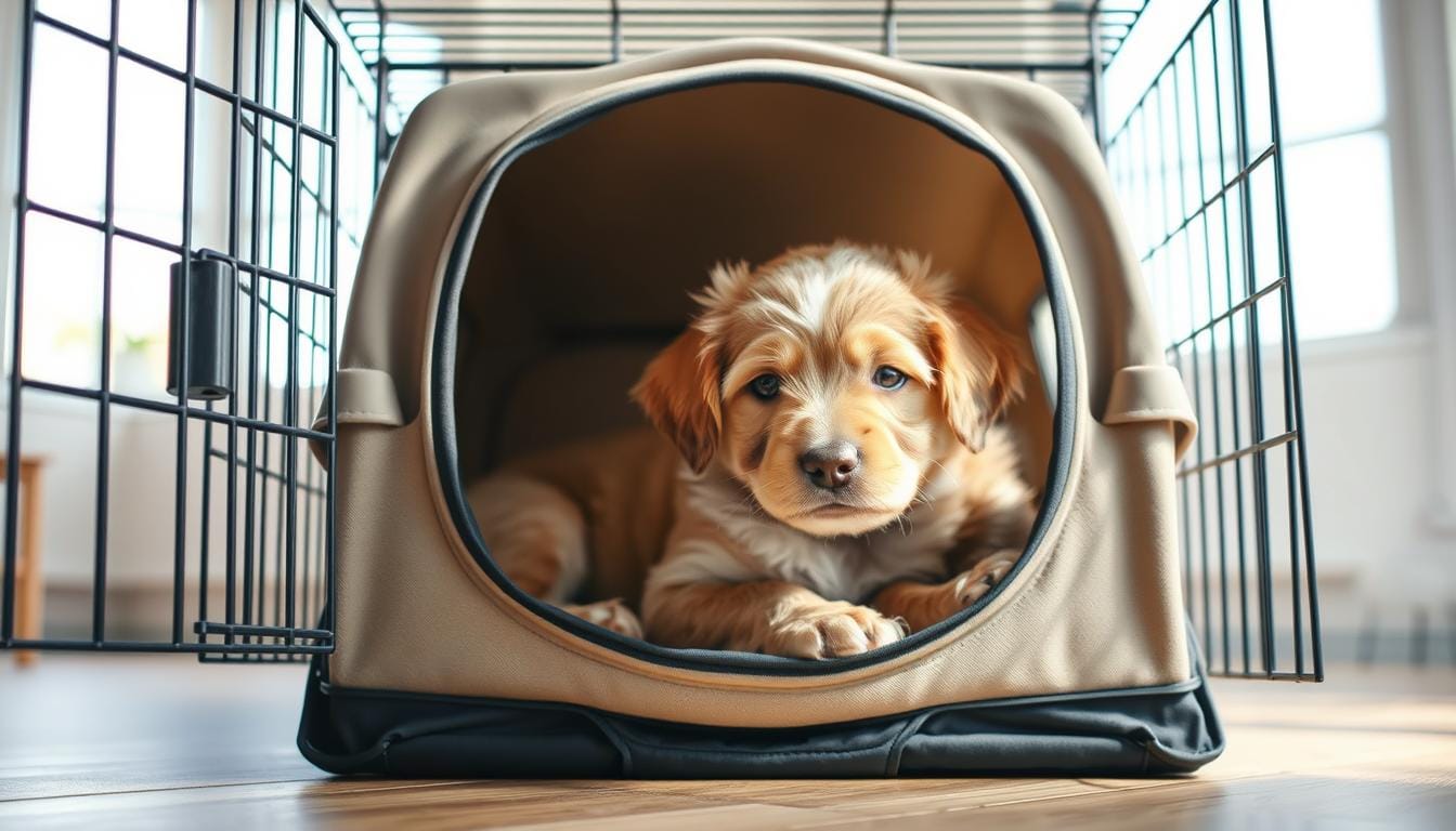 how to crate train a dog